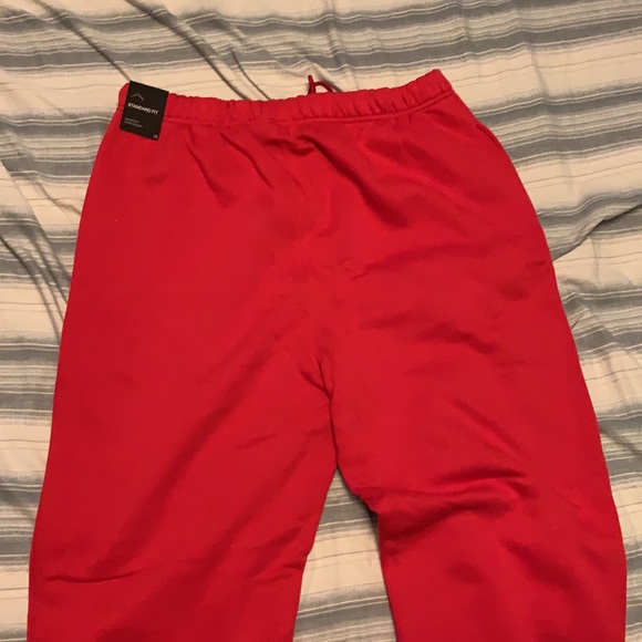 Red Jordan Sweats. never worn. - Picture 2 of 2